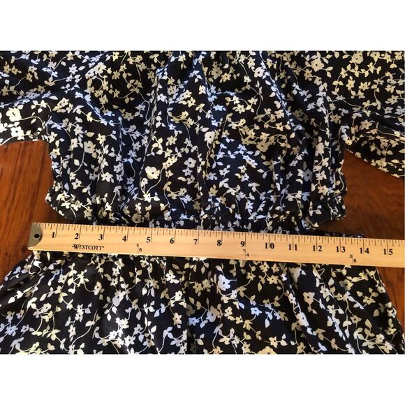 Old Navy Waist-Defined Poplin Side-Cutout Mini Dress SZ M - Picture 7 of 10